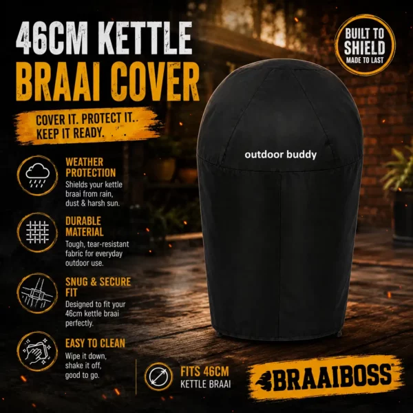 premium quality barrel braai cover from BRAAI BOSS Cape Town