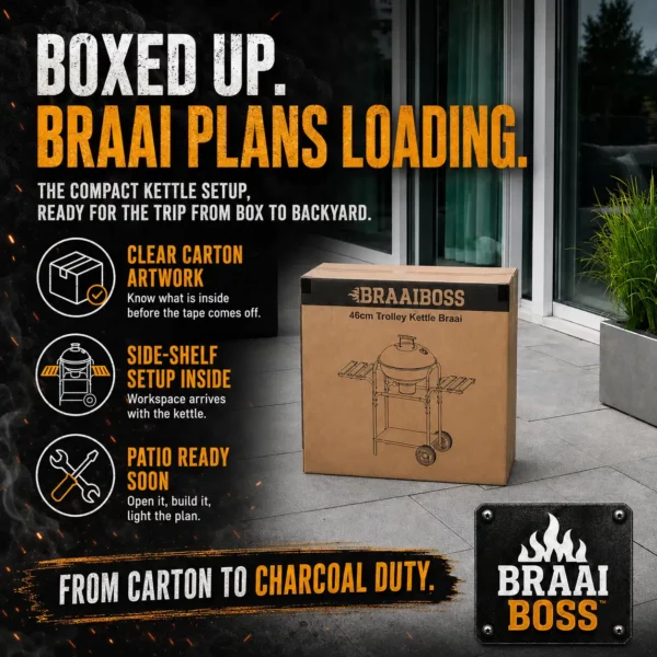 charcoal kettle grill,46cm kettle grill,kettle braai,weber braai,braai boss,charcoal braais