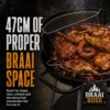 braai boss,open grill,57cm braai,charcoal braai,braais in cape town