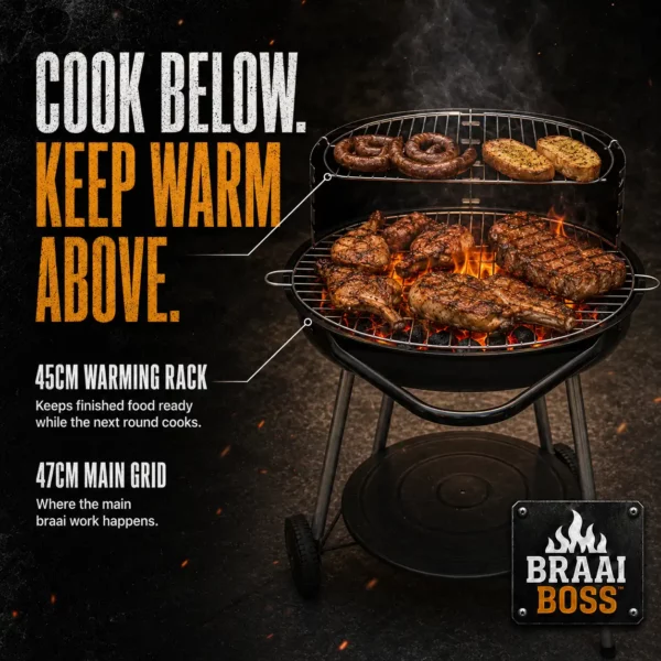 braai boss,open grill,57cm braai,charcoal braai,braais in cape town