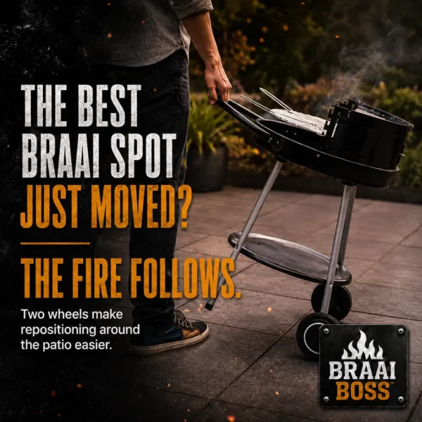 braai boss,open grill,57cm braai,charcoal braai,braais in cape town