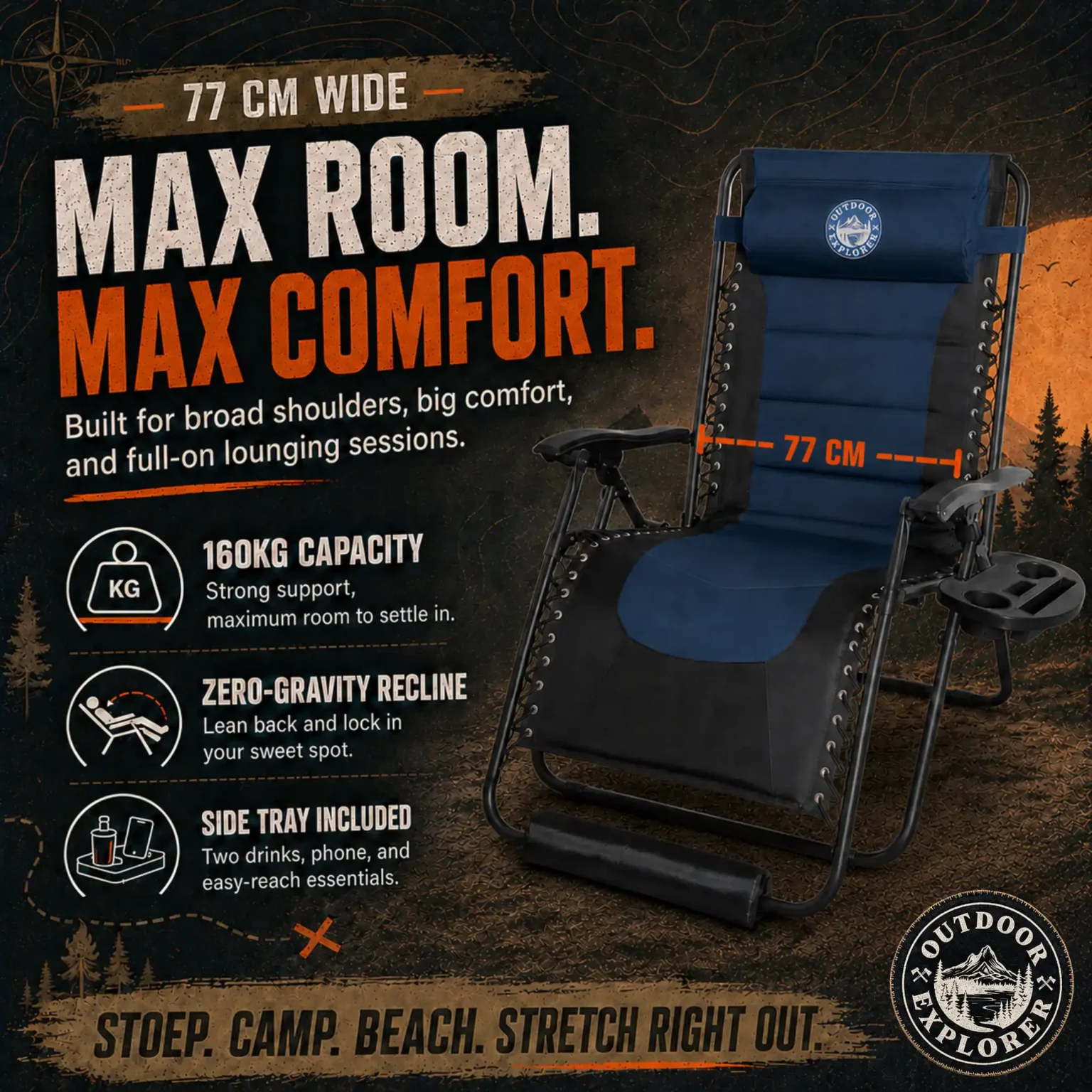 tilt and adjust lounger,adjusting lounger chair,adjustable lounge chair outdoor,what are the best outdoor lounge chairs,MaxRelax Zero Gravity Lounger