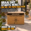 57cm kettle braai,57cm weber,side tables,thermometer,braai boss