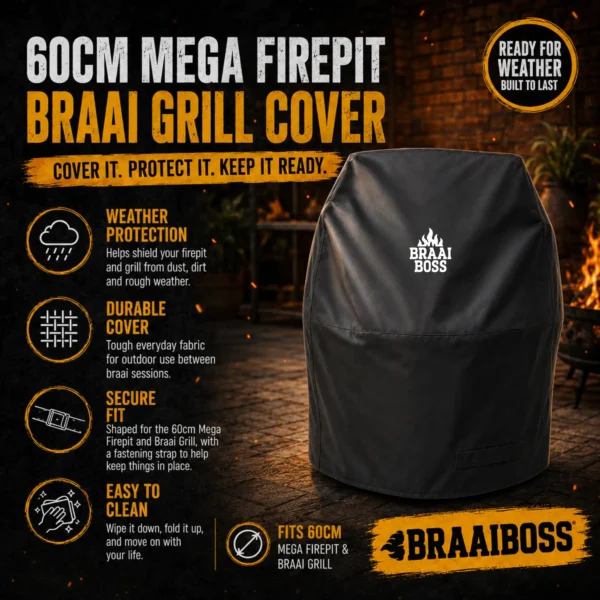 premium quality barrel braai cover from KHAOS Solutions Warehouse Cape Town